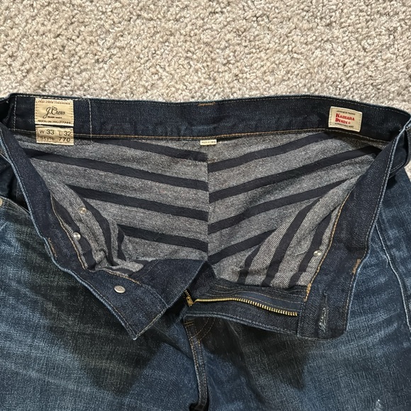 J Crew 770 lined Kaihara denim. - Picture 2 of 4